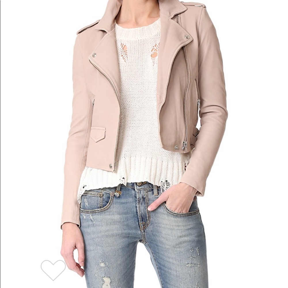 IRO leather Moto Jacket
